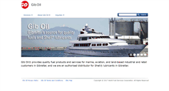 Desktop Screenshot of giboil.com